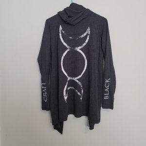 Blackcraft Cult-Large-Black Cardigan